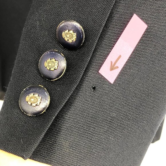 Hammer Schmidt Vintage Navy Button Up Blazer Wool size 40 = L - Picture 14 of 15